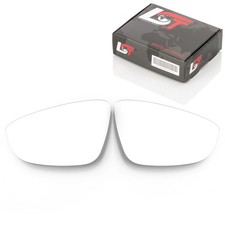 2x glass side mirror left